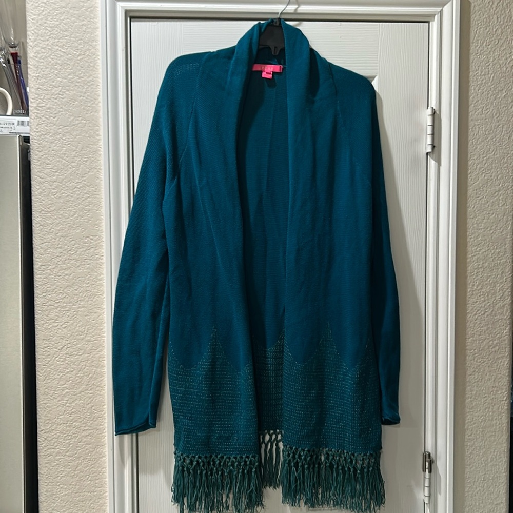 Lilly Pulitzer Tatum Fringe Cardigan